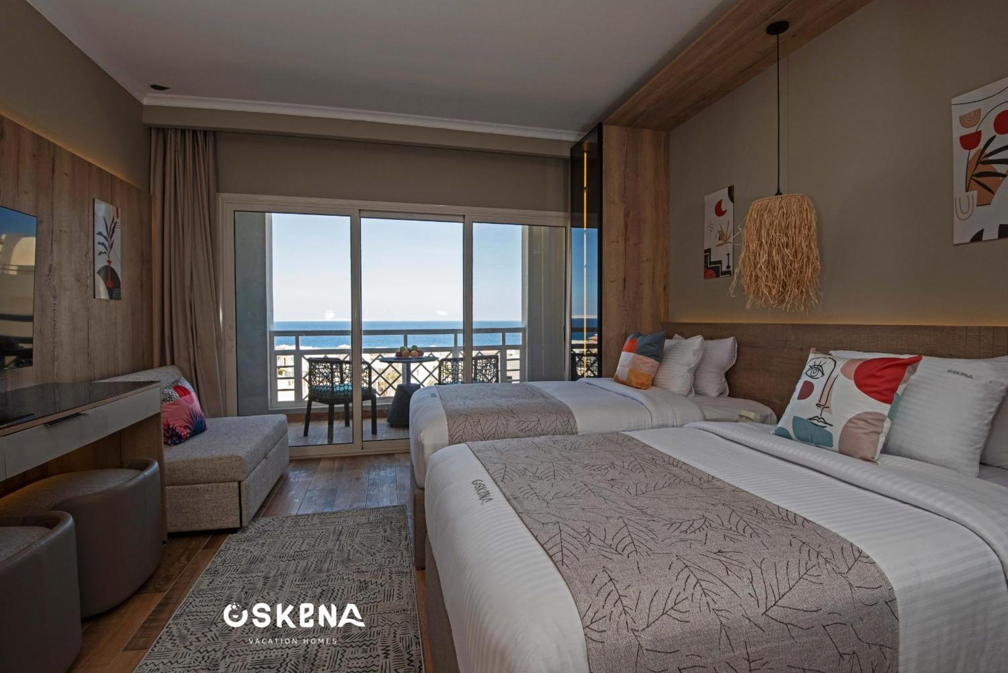 Outstanding Red Sea View-Brand New Azzurra Apartments Хургада Экстерьер фото