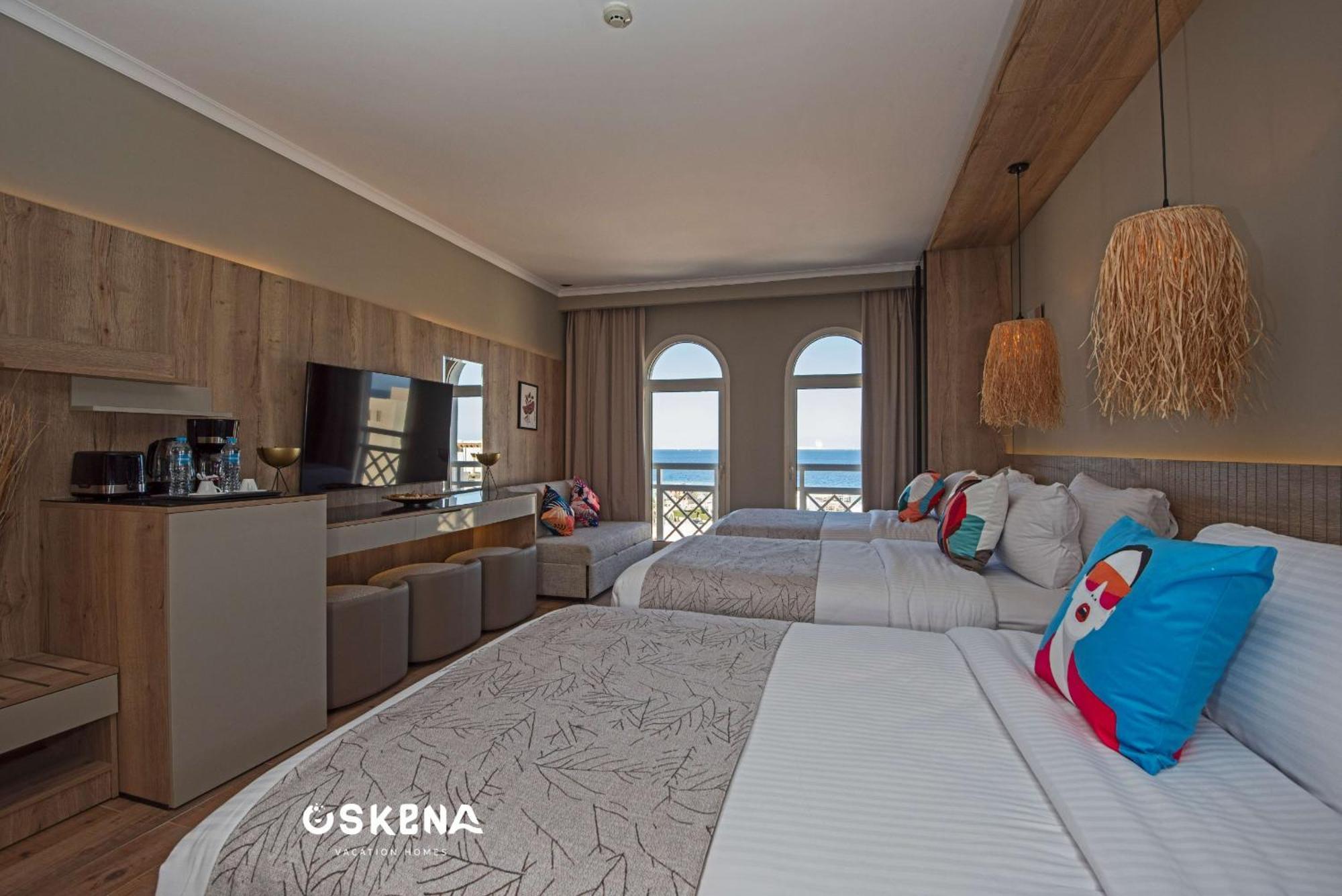 Outstanding Red Sea View-Brand New Azzurra Apartments Хургада Экстерьер фото